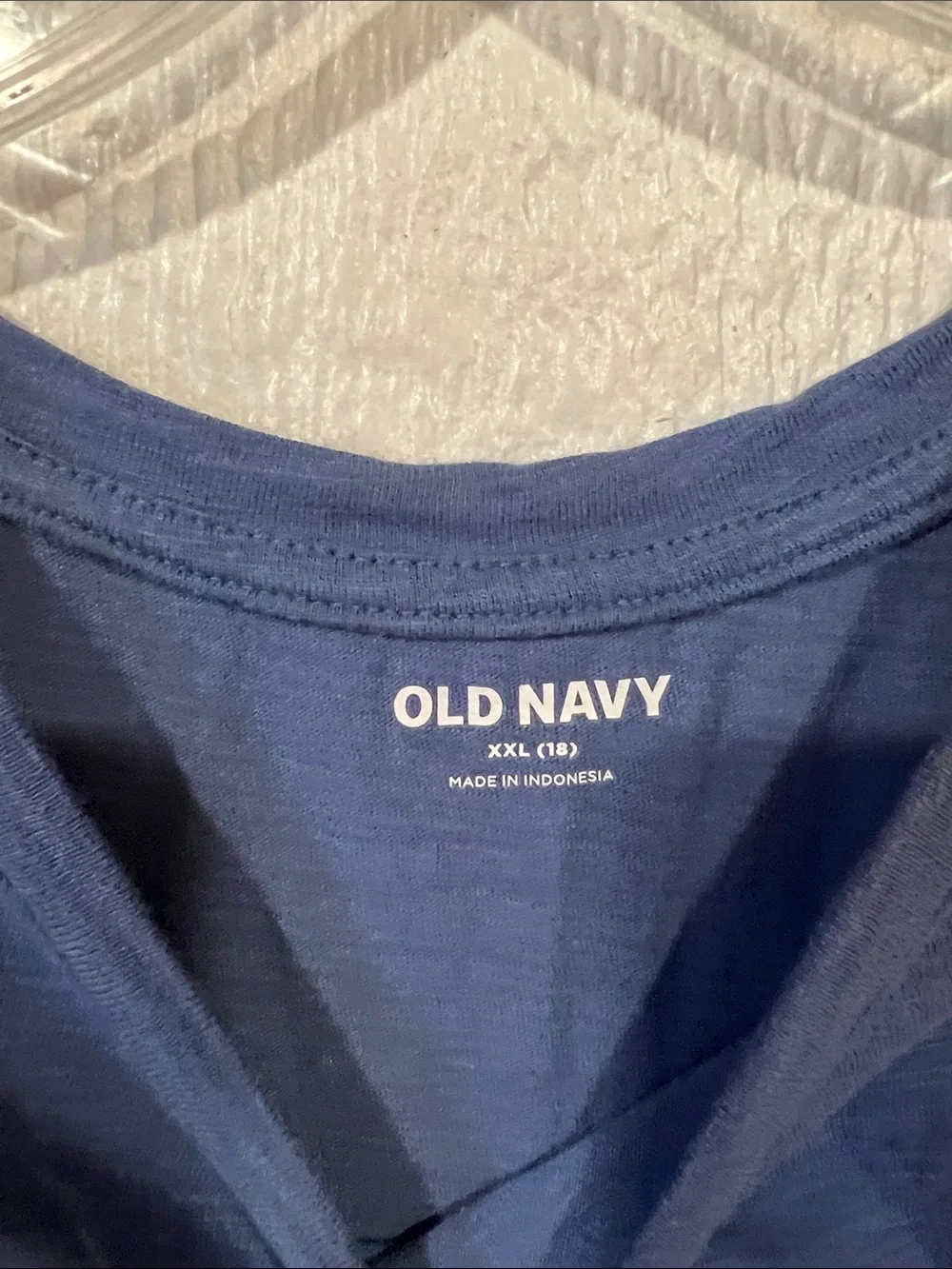 Old Navy Navy Blue Girls' Sleeveless Jersey Dress